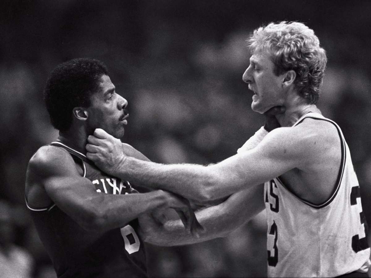 Larry Bird and Julius Erving