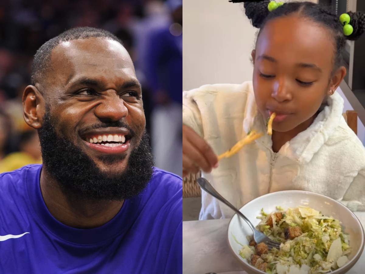 LeBron James shares HILARIOUS moment from lunch date with lovely daughter: “How you gotta fry in your Ceaser’s salad?”