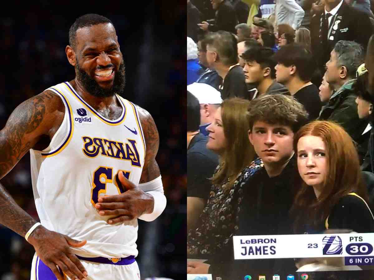 “That’s real hate in their eyes” – LeBron James getting STARED DOWN by fans after sensational performance against Warriors has fans in splits