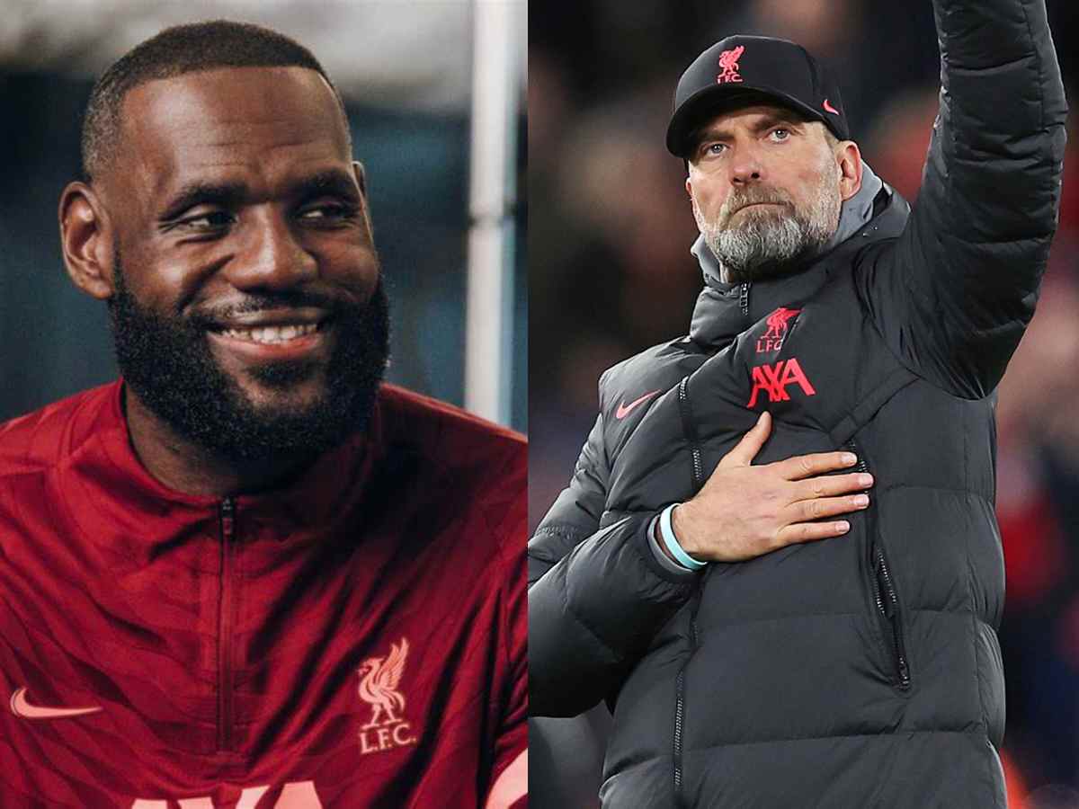 “You will never walk alone” – LeBron James reacts to SHOCKING announcement of Jurgen Klopp leaving Liverpool