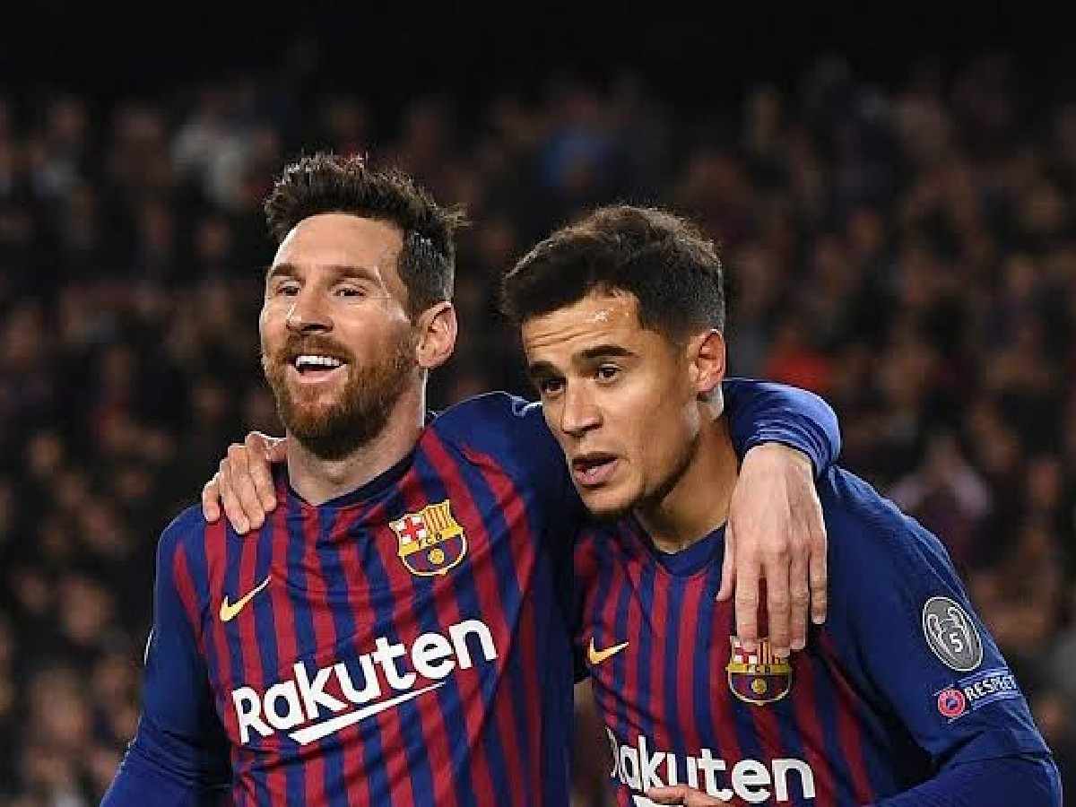 Lionel Messi and Philippe Coutinho 