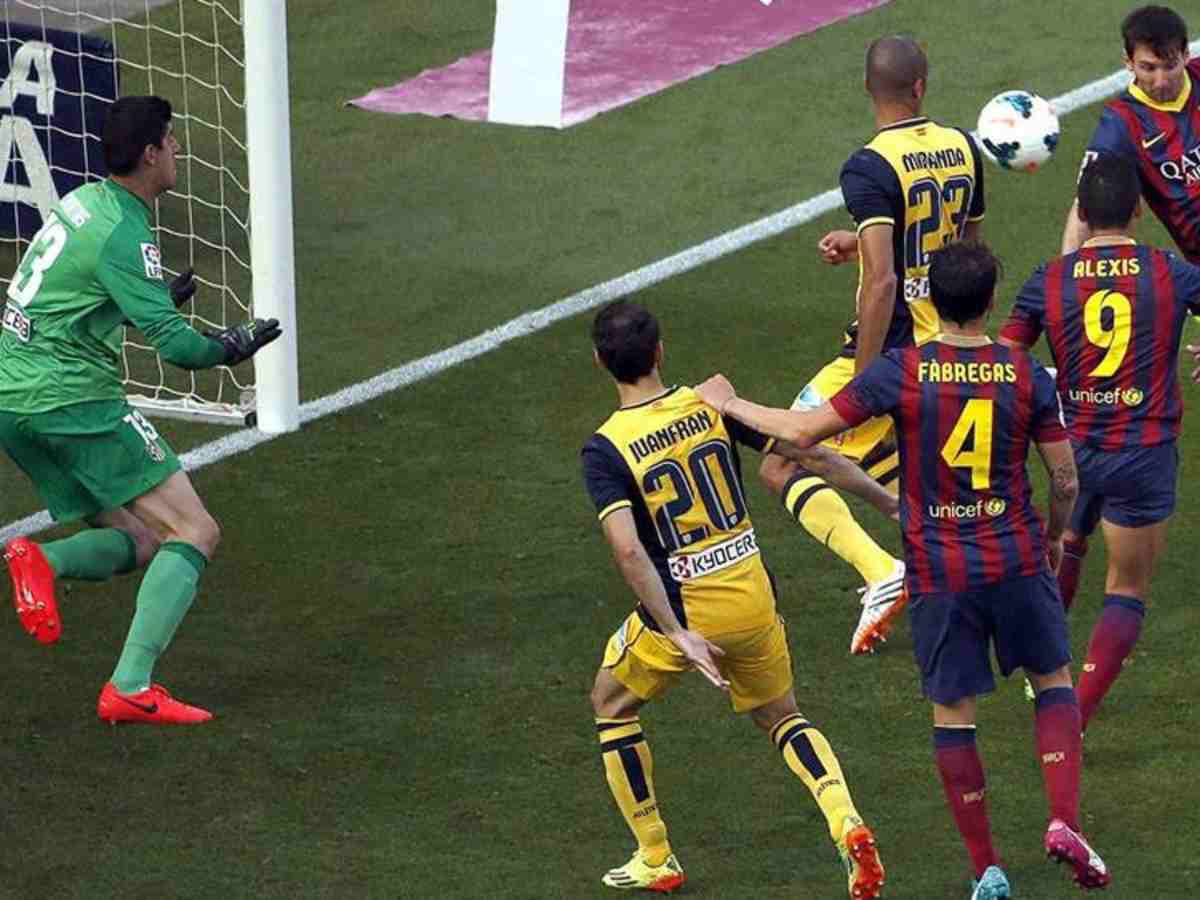 Lionel Messi's disallowed goal vs Atletico Madrid