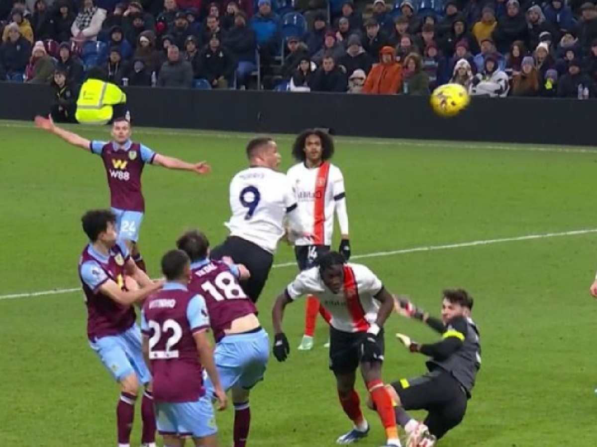 Luton Town's equalizer against Burnley