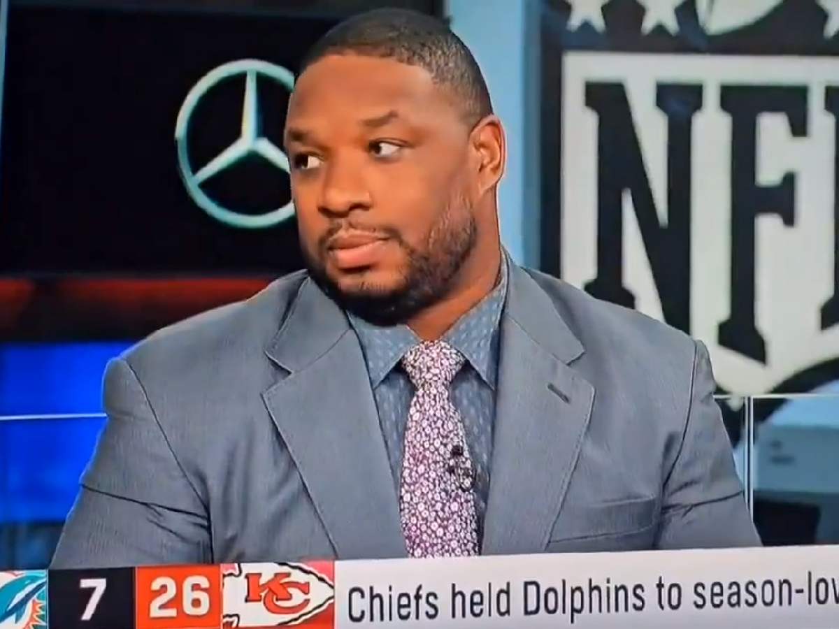 “Greatest moment in sports broadcasting history” – Maurice Jones-Drew’s hilarious reaction to Chris Rose’s NSFW pun on NFL GameDay goes viral on social media