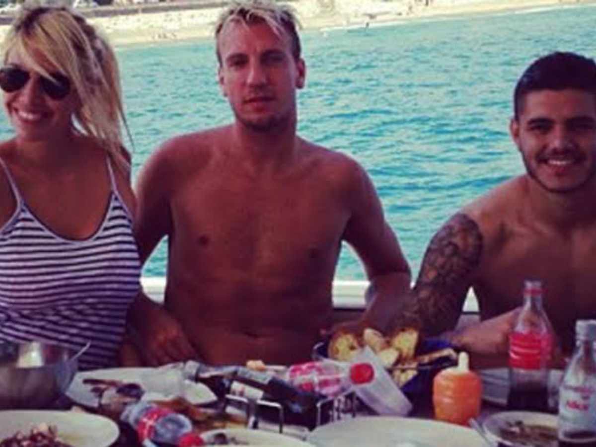 Mauro Icardi, Wanda Nara and Maxi Lopez