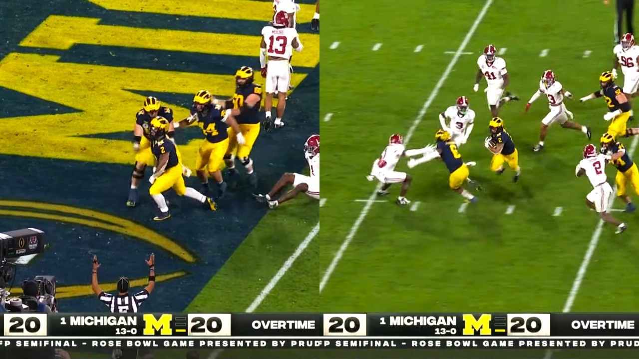 WATCH: “Best play in Michigan football history!” – Blake Corum’s INSANE run resulting in a game-winning touchdown for the Wolverines has fans losing their minds