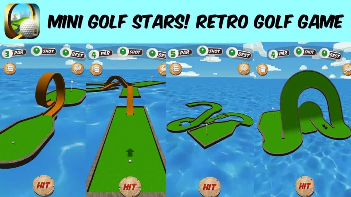 Mini Golf Star Retro Golf Game 