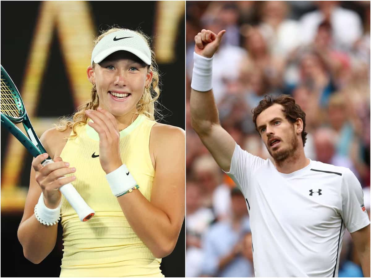 Mirra Andreeva and Andy Murray