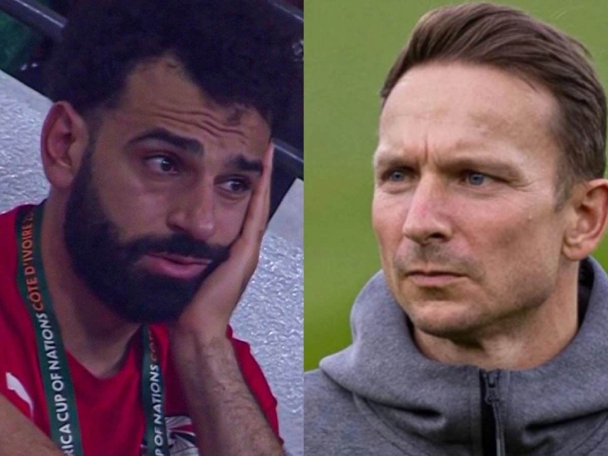 Mohamed Salah and Pep Lijnders