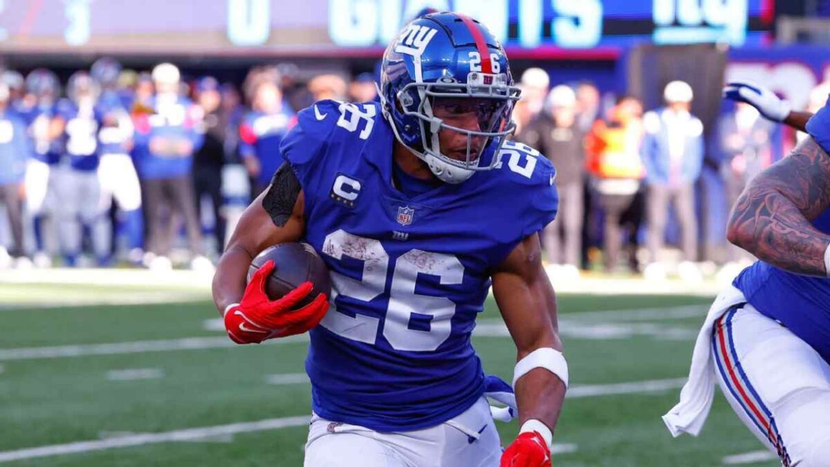 Saquon Barkley Giants Texans