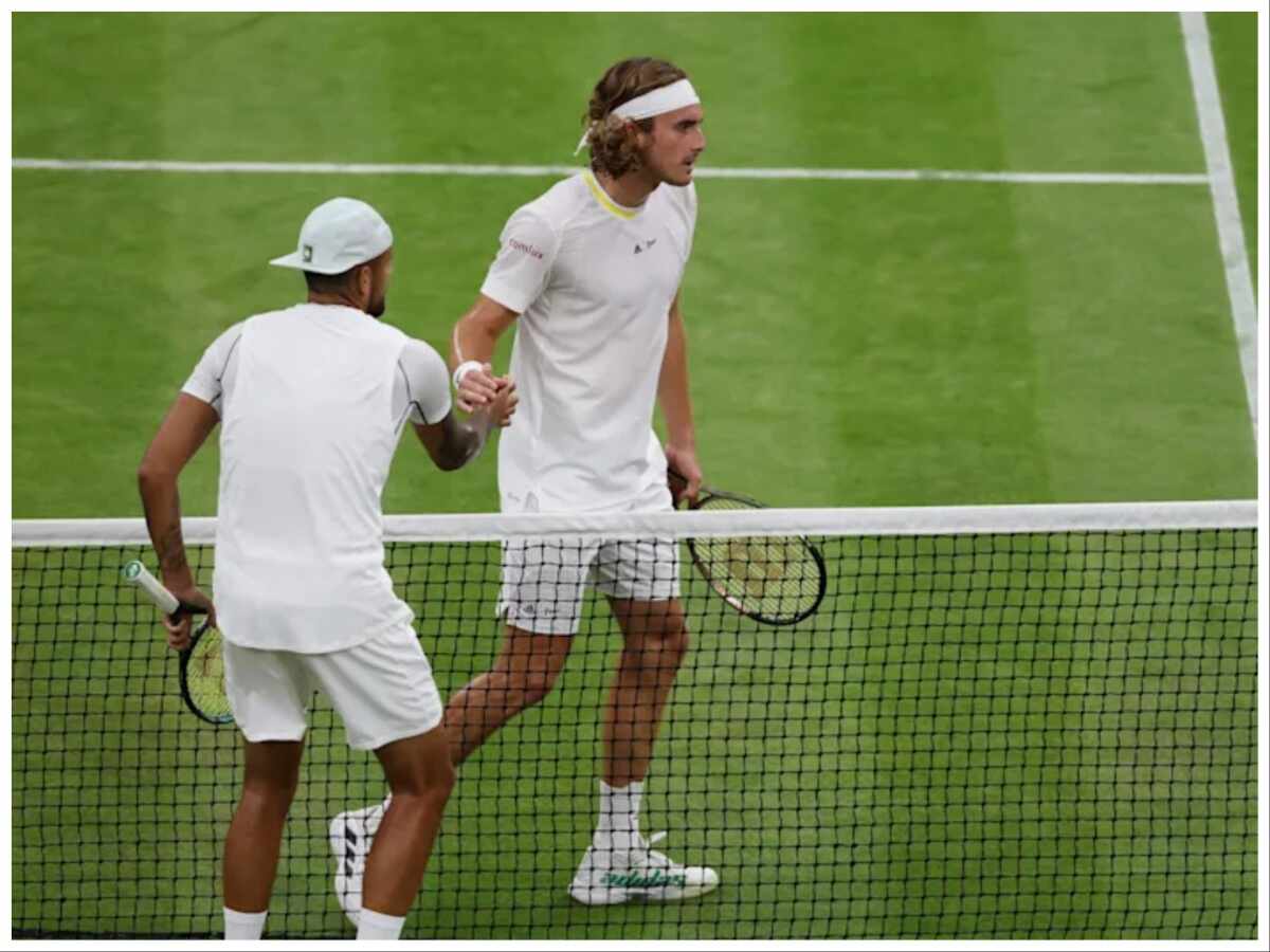 Nick Kyrgios and Stefanos Tsitsipas