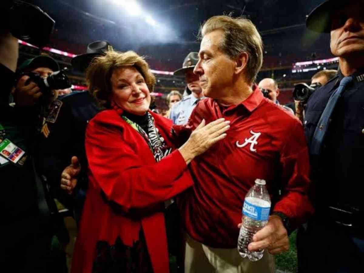 Terry and Nick Saban 