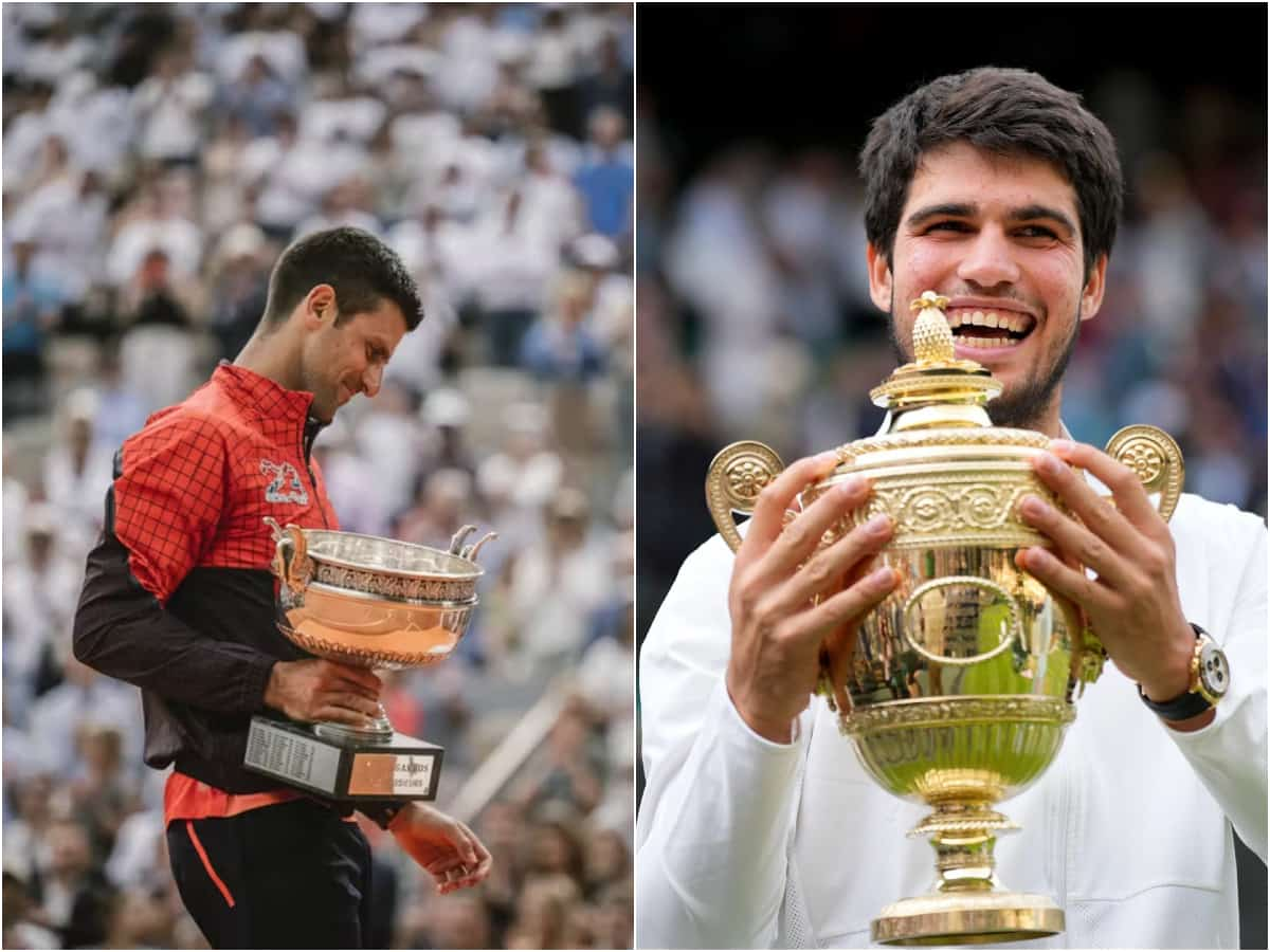 Novak Djokovic and Carlos Alcaraz