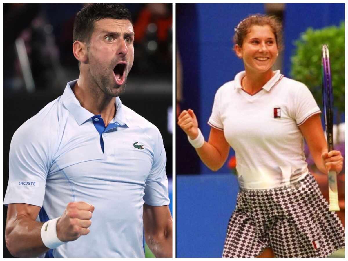 “One of my childhood idols and heroes,” Novak Djokovic can barely contain his happiness after he matches records with WTA legend Monica Seles