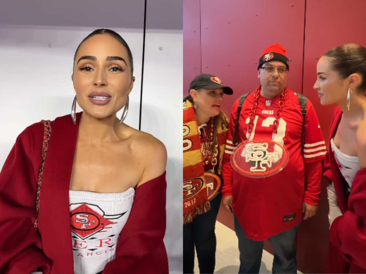 Christian McCaffrey’s fiancee Olivia Culpo makes BOLD gesture before NFC Championship Game despite not knowing whether 49ers will reach the Super Bowl or not