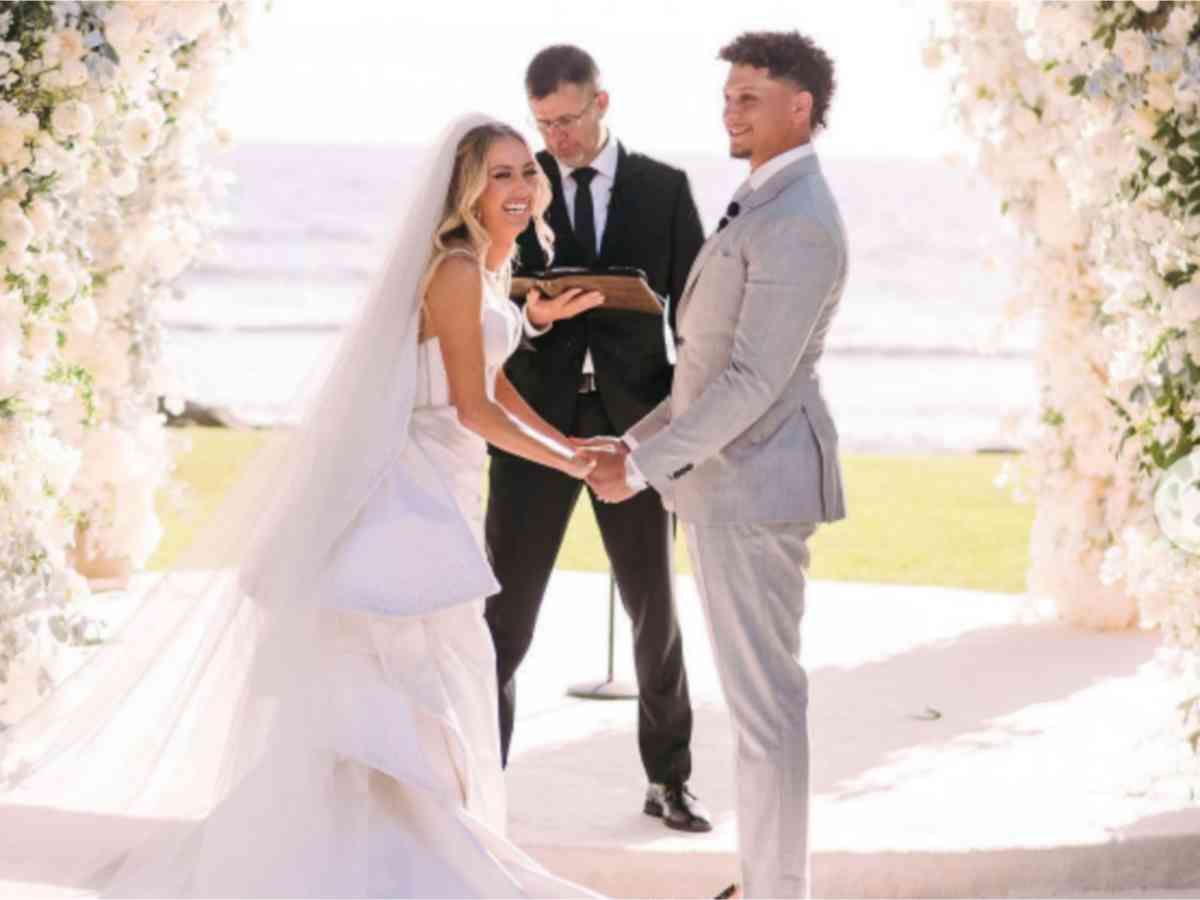 Brittany and Patrick Mahomes wedding 