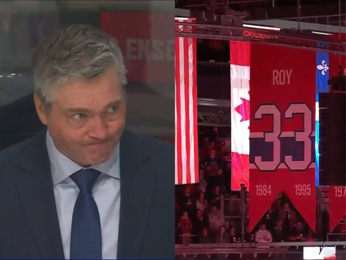 Patrick Roy honored by Montreal Canadiens [Image Credit: X]