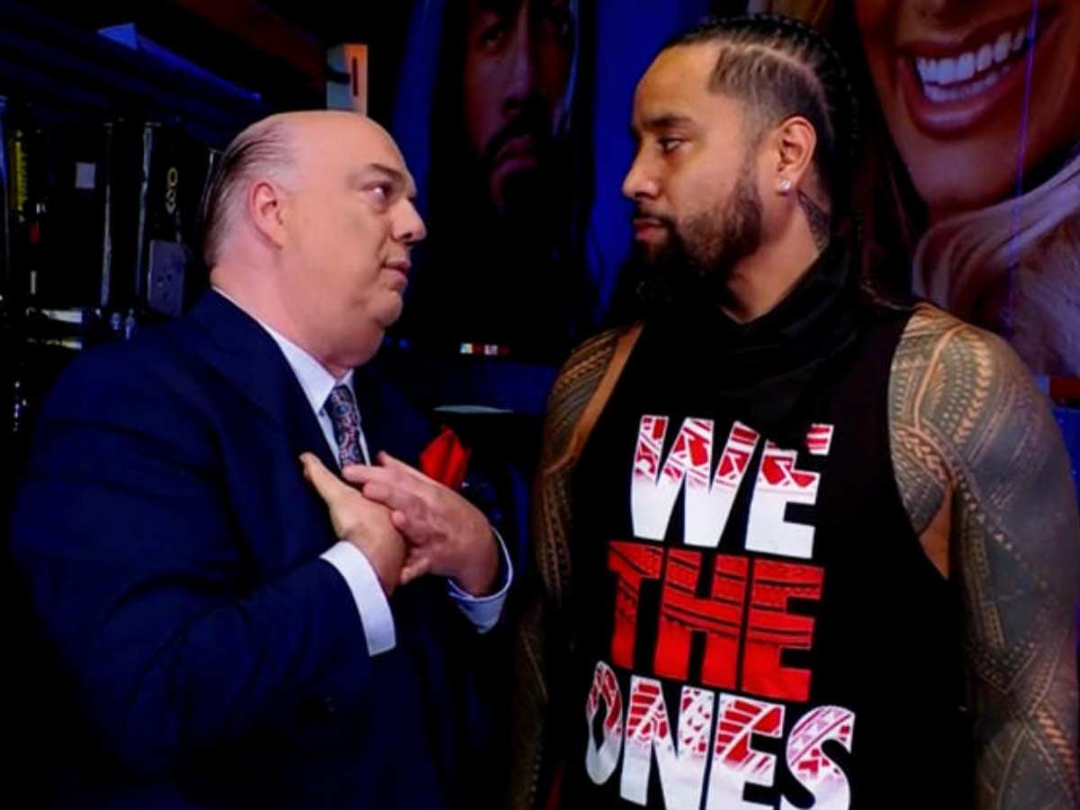 Paul Heyman and Jimmy Uso