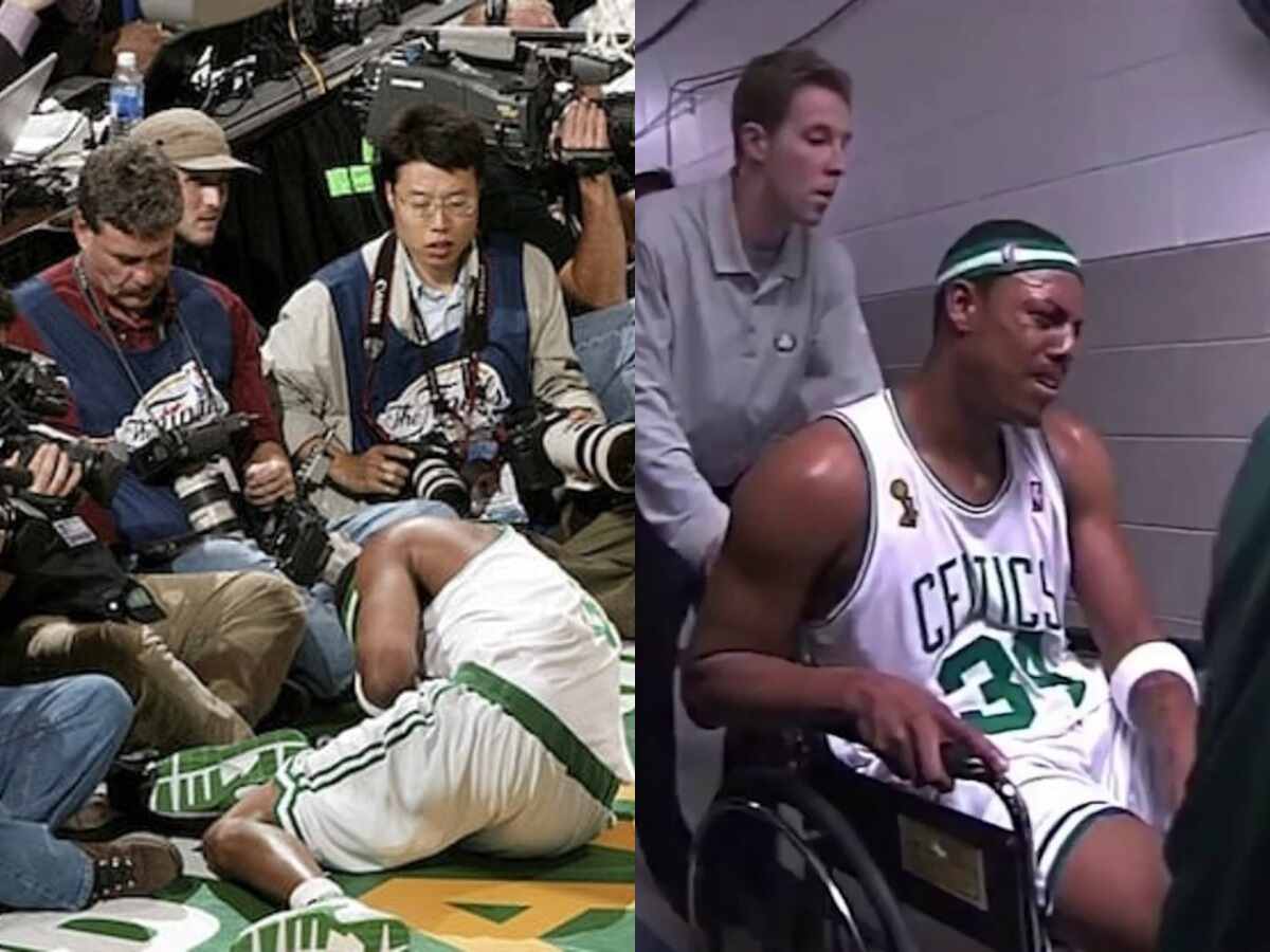 Paul Pierce faked a serious injury in Game 6 of the 2008 NBA Finals so he could get out of the game and poop in peace... or pieces (Bleacher Report)