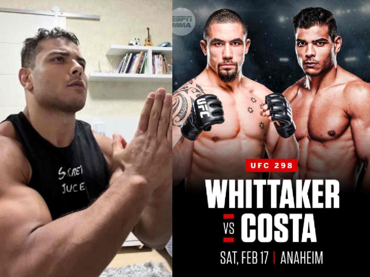 “Not pulling out” – After giving UFC 298 sabotage-scare, Paulo Costa HILARIOUSLY assures fans of Robert Whittaker fight