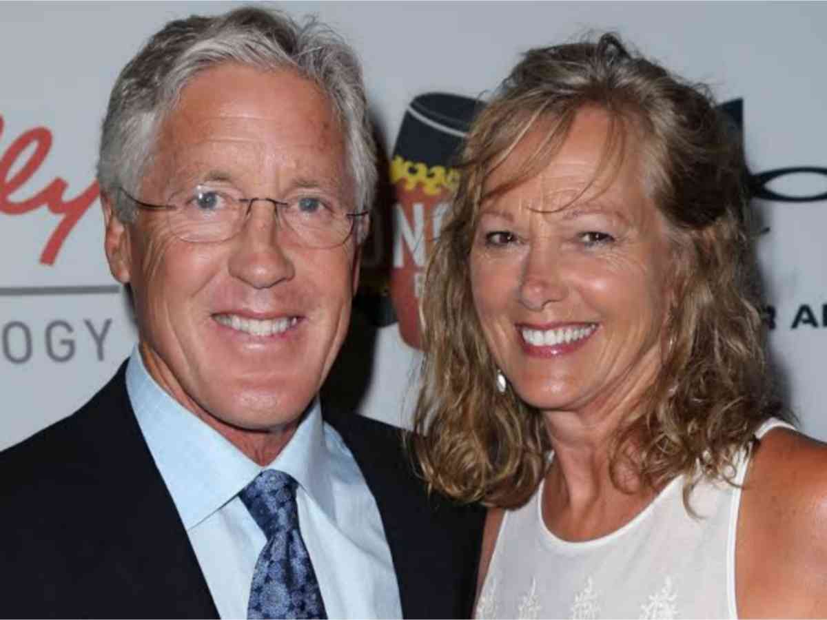 Pete Carroll and Glena Goranson