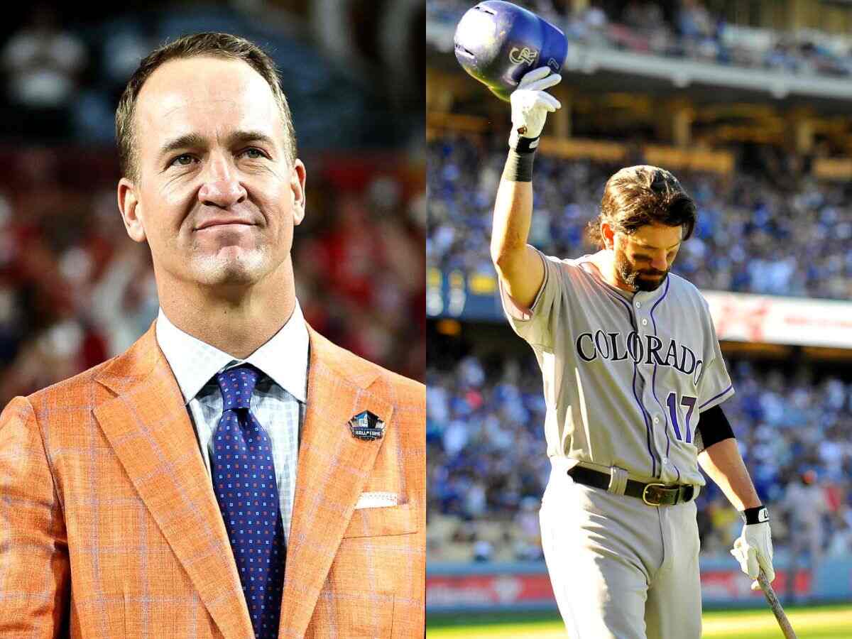 Peyton Manning and Todd Helton [Image Credit: People/Imago]