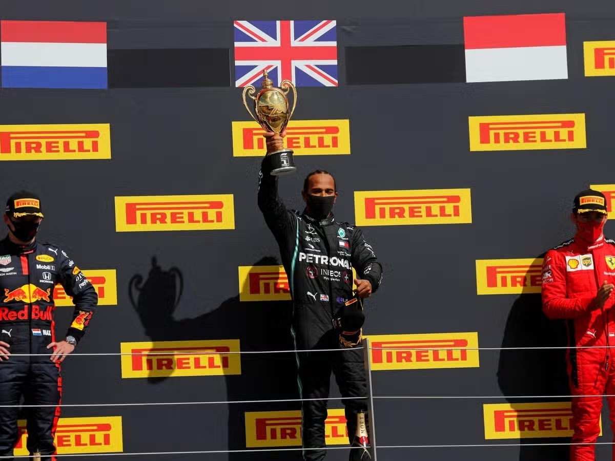 Lewis Hamilton won the 2020 British GP (via Evening Standard).