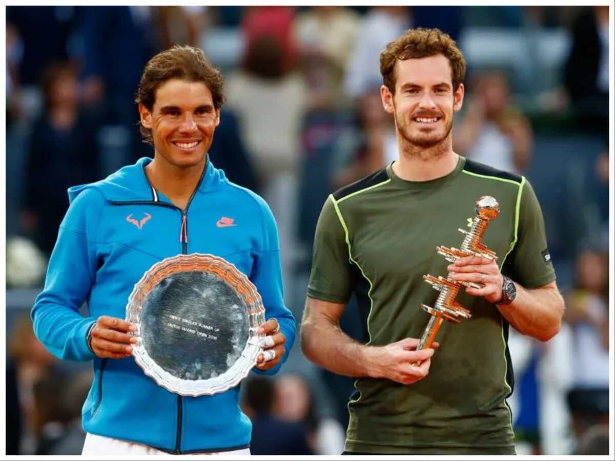 Rafael Nadal and Andy Murray