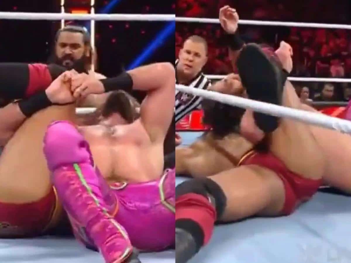 WATCH: Major botch by former WWE Champion possibly ruining the whole main event on Raw saved at the last moment