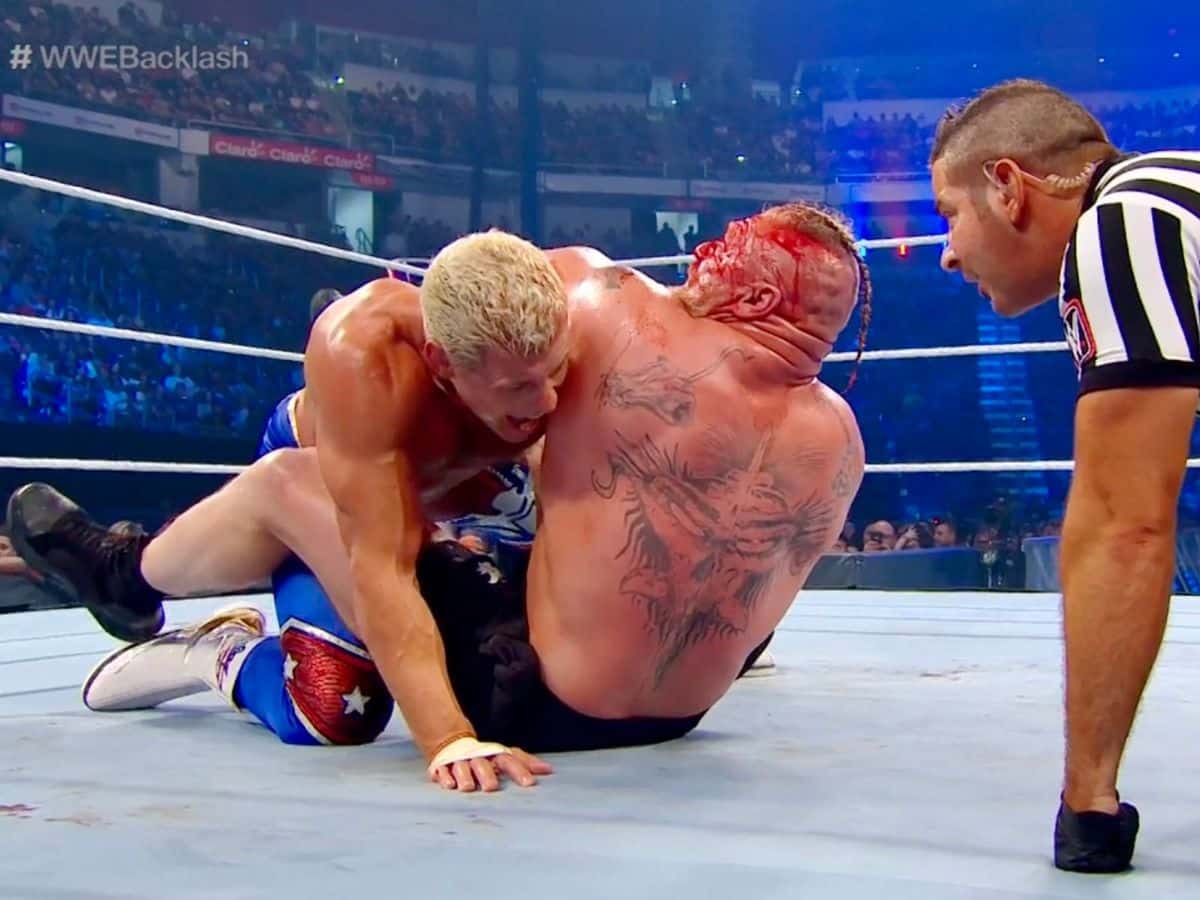 Cody Rhodes and Brock Lesnar