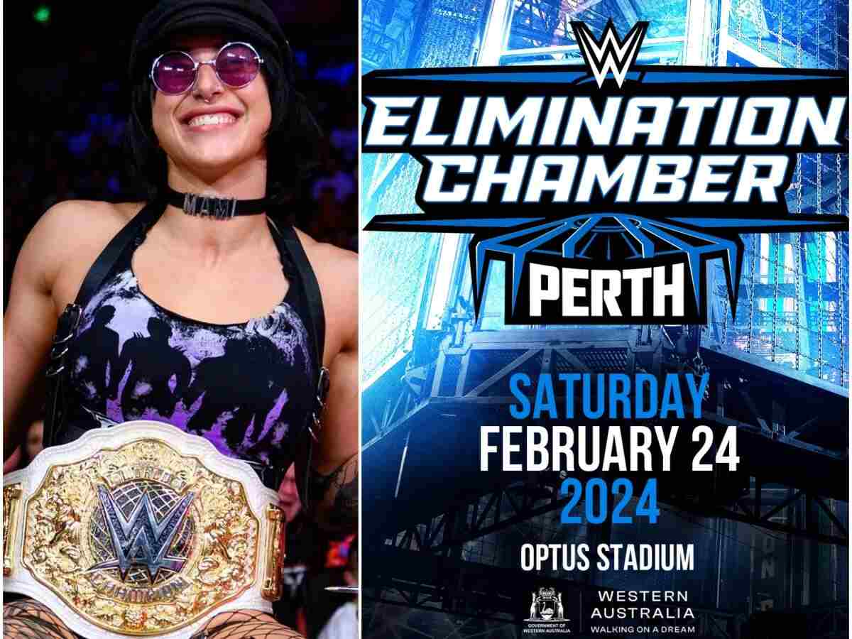 Rhea Ripley on Elimination Chamber poster