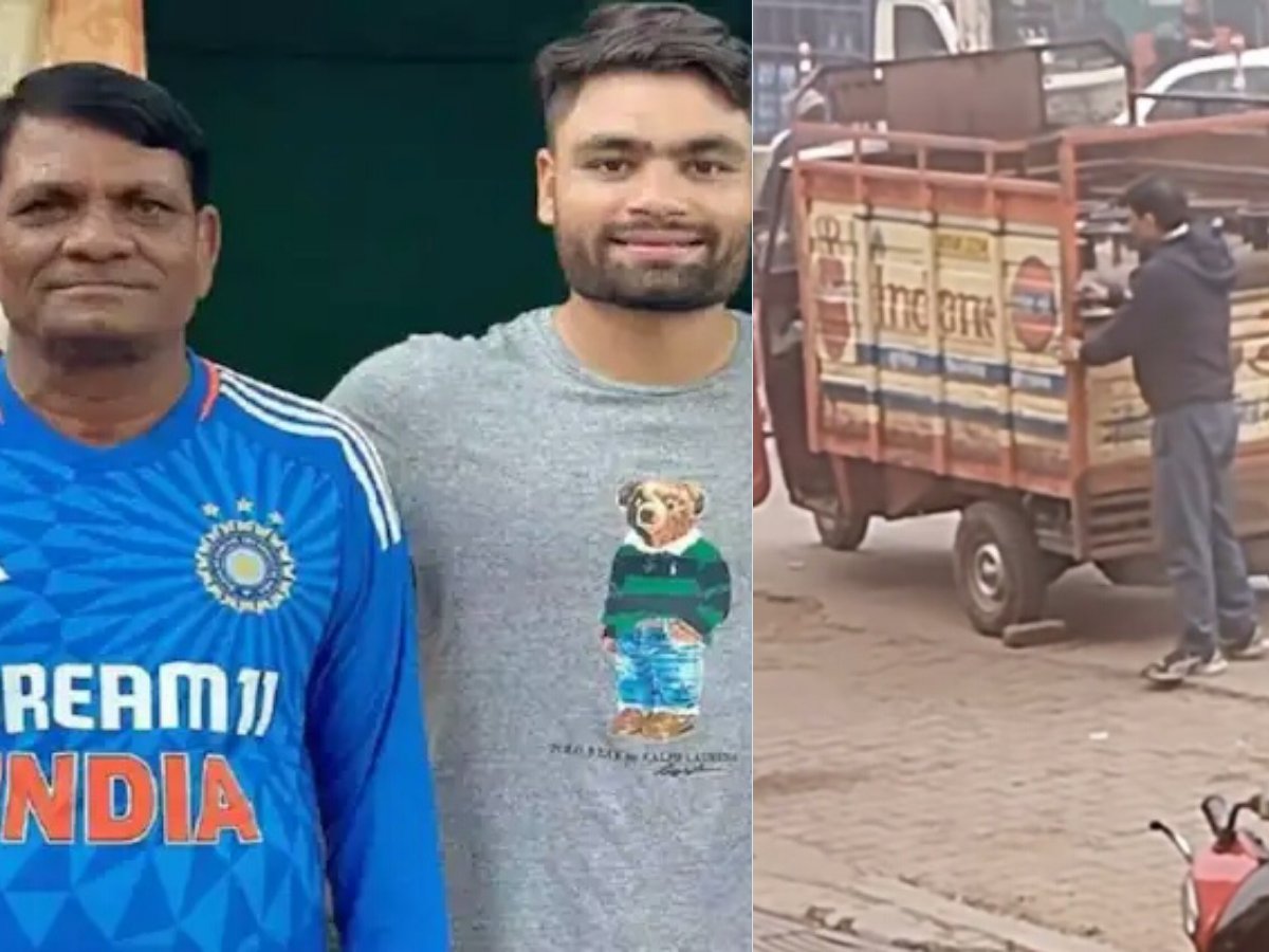 WATCH: Video of Rinku Singh’s father delivering LPG cylinders despite son’s immense success goes viral