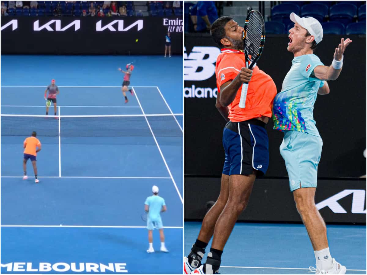 WATCH: Rohan Bopanna stands at the brink of legacy as Matt Ebden’s powershot reaches “new heights” at the 2024 Australian Open finals