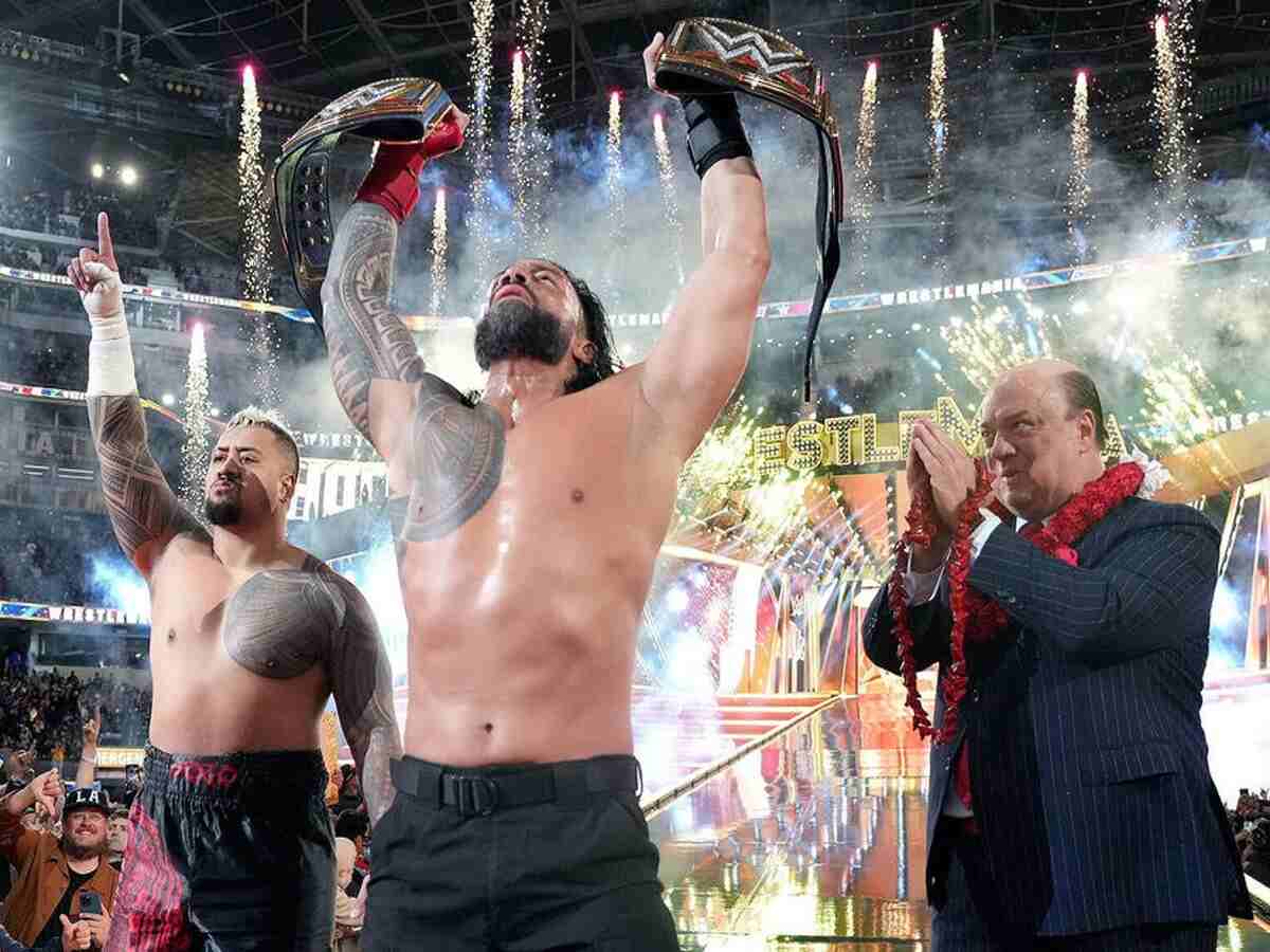 Roman Reigns' victory at WrestleMania 39