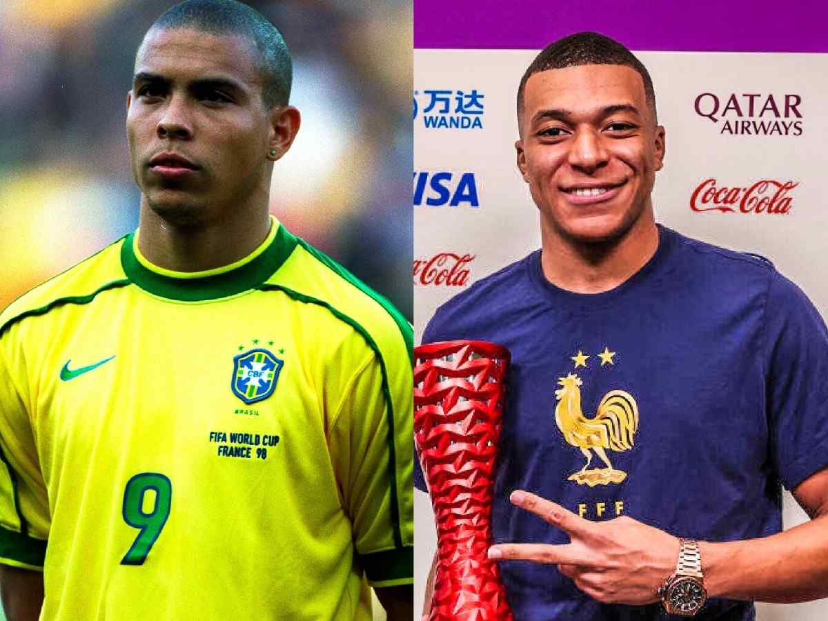 Ronaldo Nazario and Kylian Mbappe