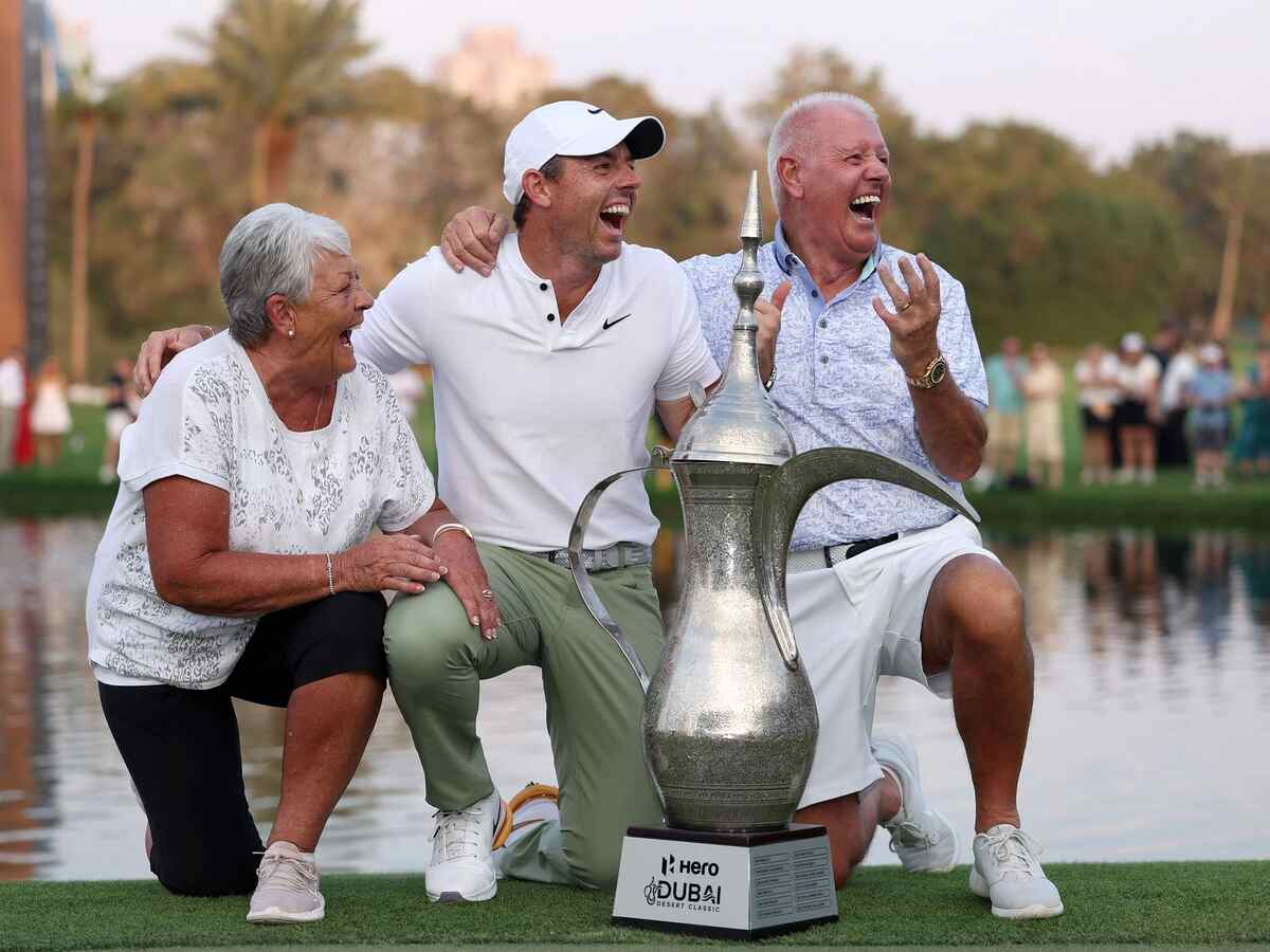 Rory McIlroy and his family