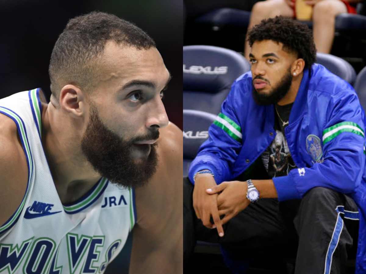 Rudy Gobert and Karl Anthony Towns