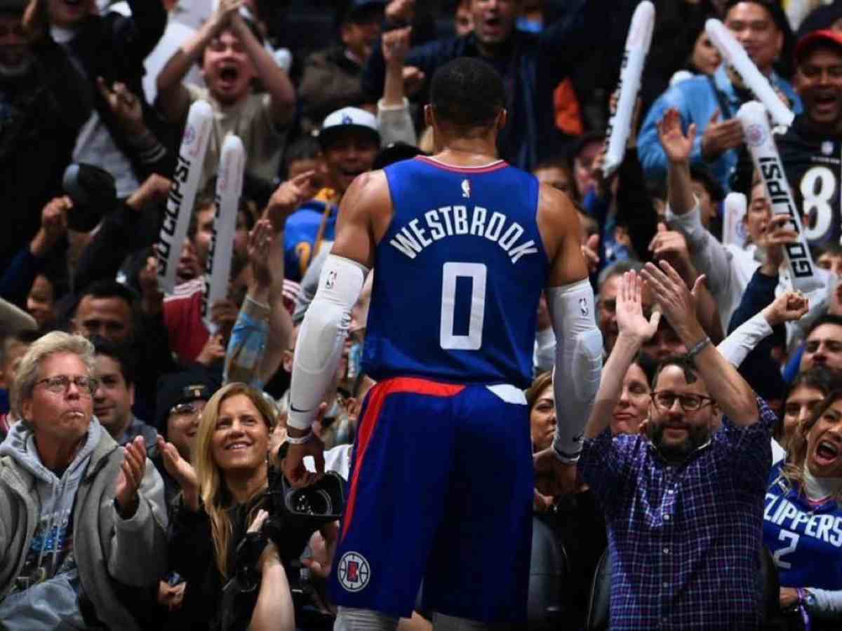 Russell Westbrook has a love-hate relationship with fans, home fans love him, opposing fans want to rile him up 