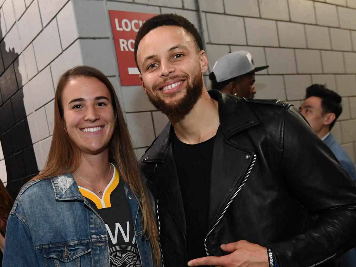 Sabrina Ionescu Stephen Curry All-Star 3-Point Challenge