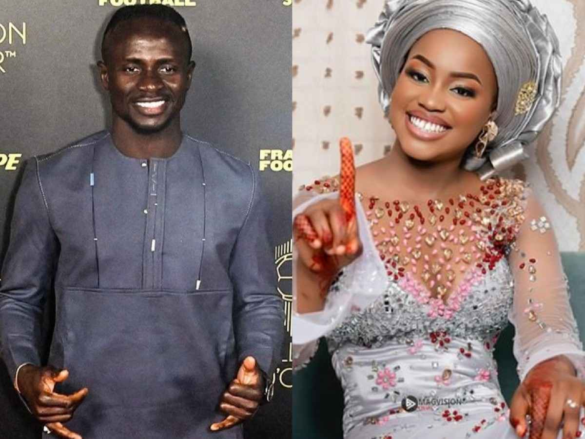 Sadio Mane and wife Aisha Tambi