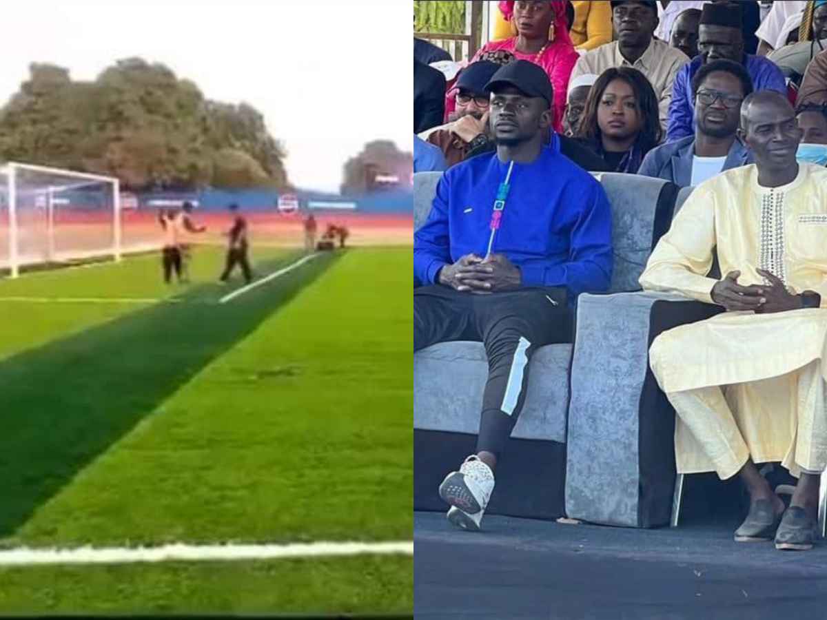 Al-Nassr star Sadio Mane builds new stadium in hometown Bambali, SPOTTED at inauguration