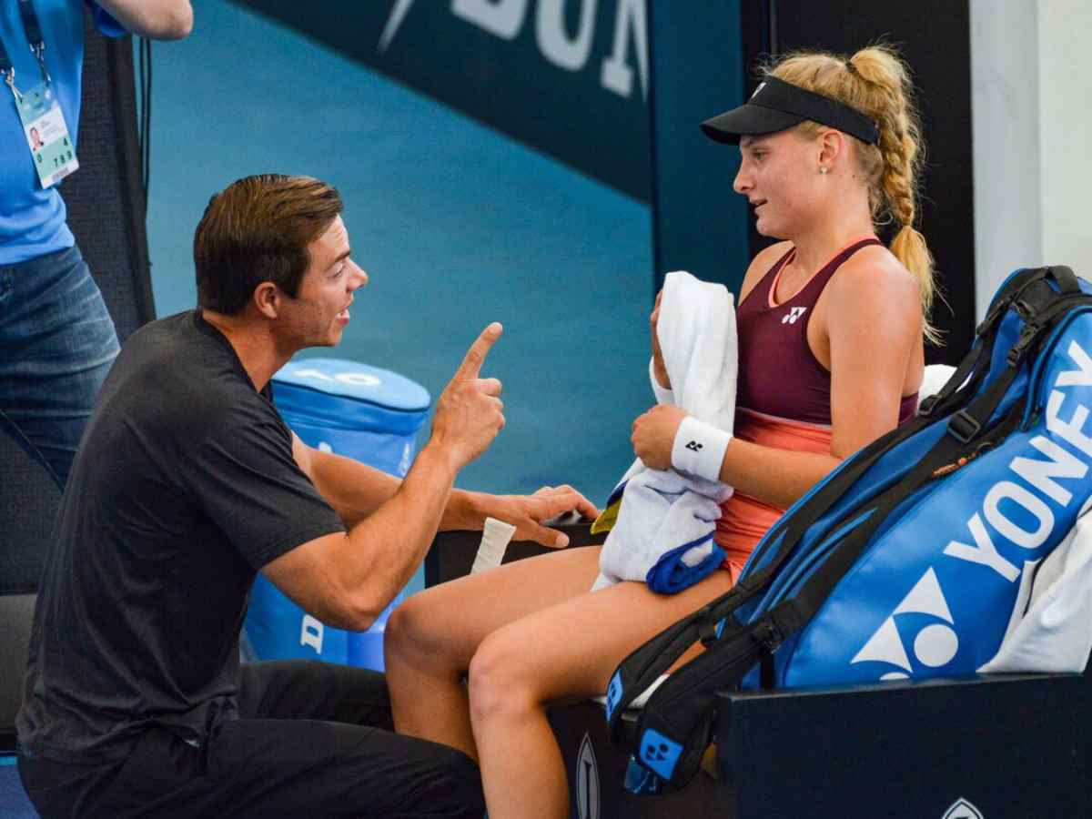 Let's look at the present and past coaches of Dayana Yastremska, the Ukraine player who made it to the semis of the Australian Open. 