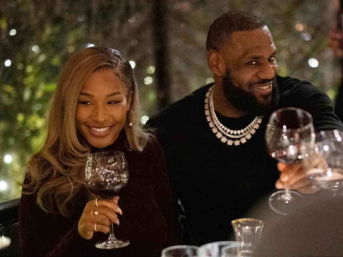 Savannah James and LeBron James