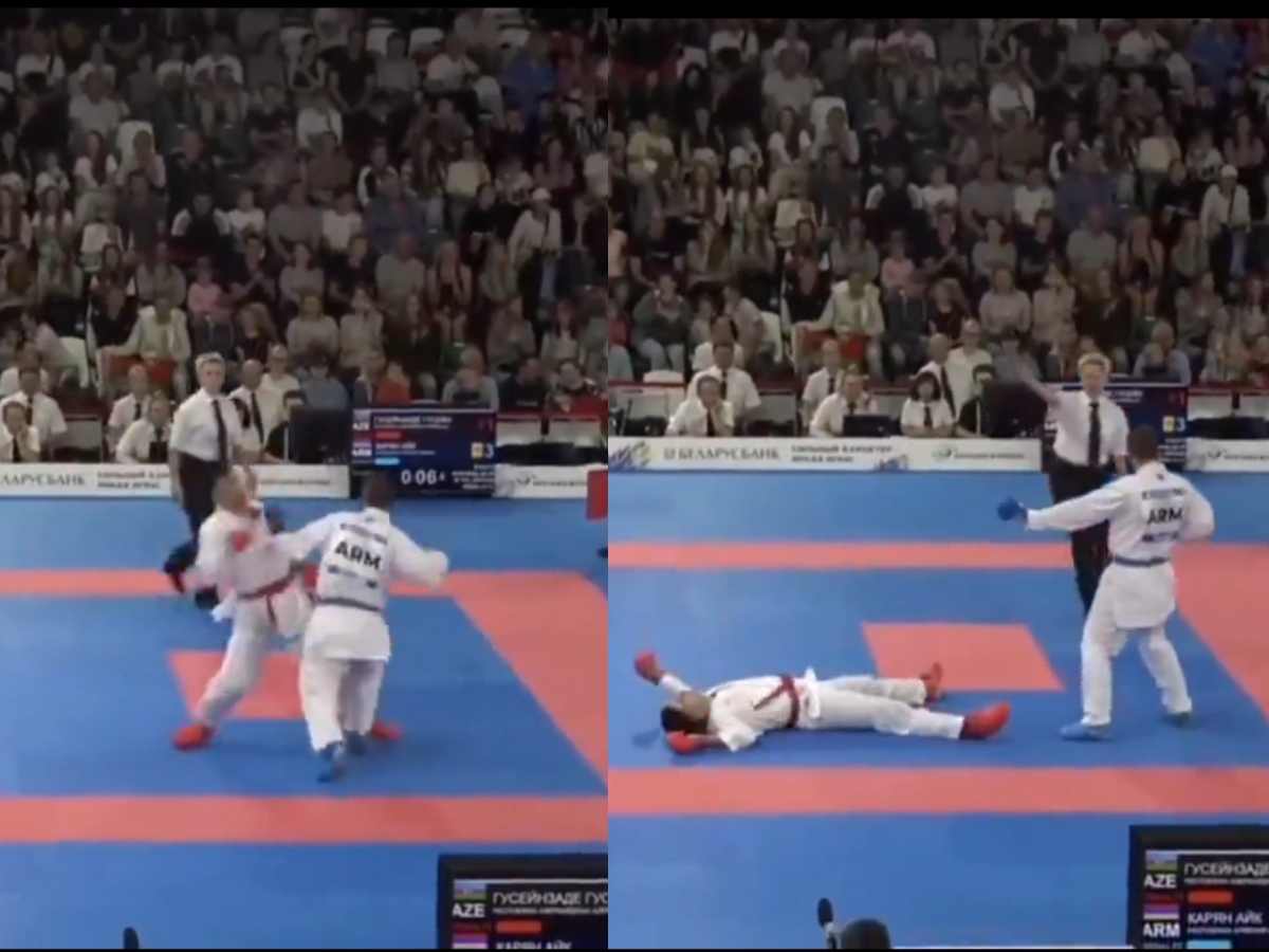 Scary KO at a Karate tournament