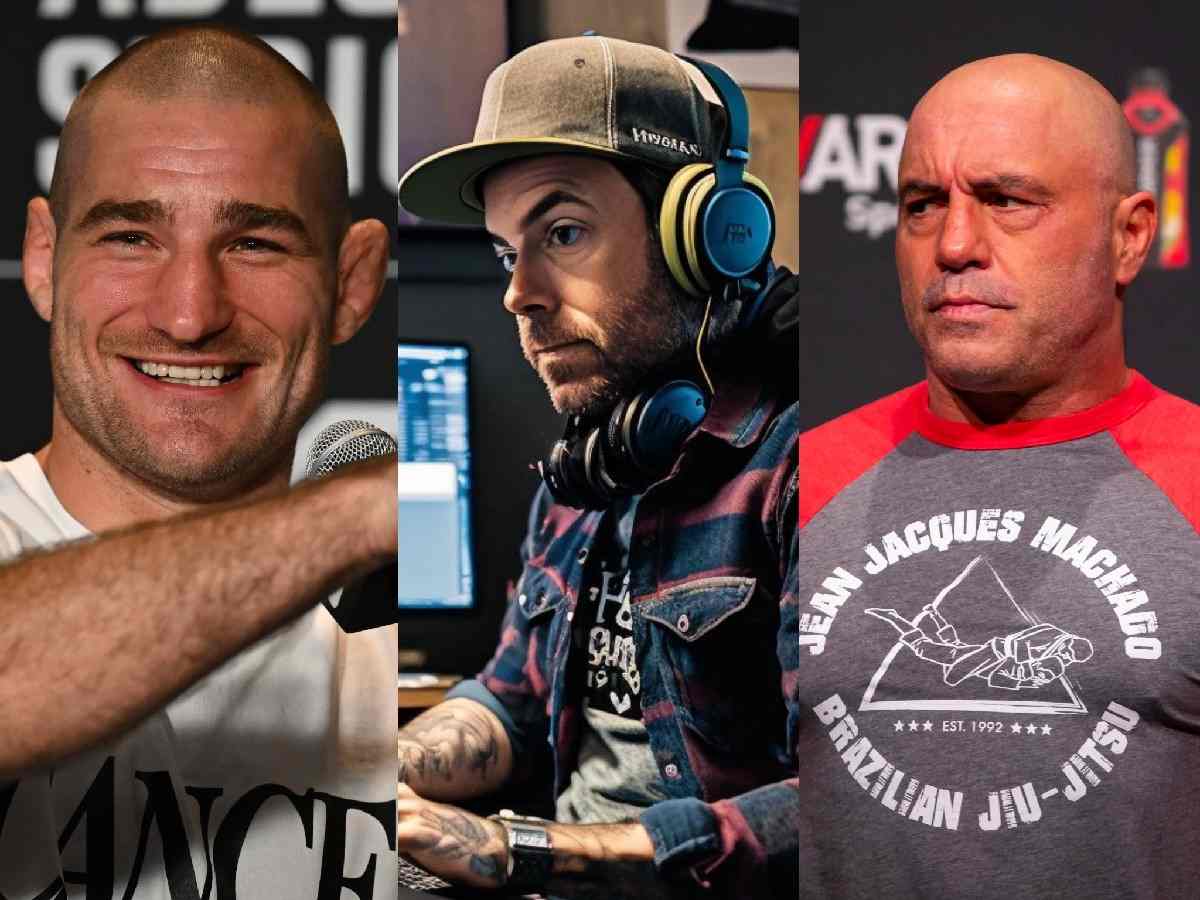 “I think he disciplines him…” Joe Rogan SHOCKINGLY accused of abusing producer ‘Young Jamie’ by UFC champ Sean Strickland