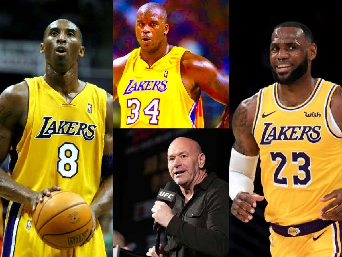 Dana White has a deep reverence for basketball icons like Shaquille O’Neal and Kobe Bryant