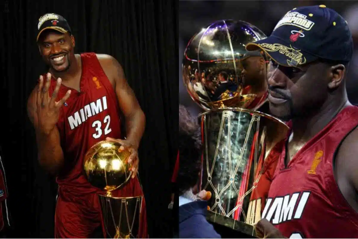 Shaquille O’Neal won his last ring with the Miami Heat