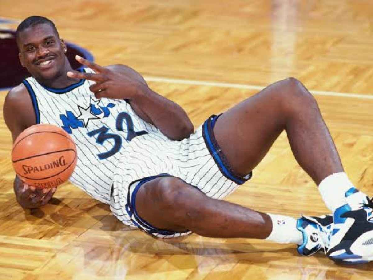 Shaquille O'Neal during his rookie season with the Orlando Magic (via CBS Sport)