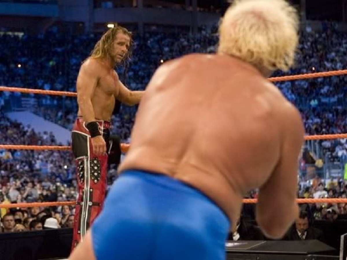 WWE legend hilariously recreates Shawn Michaels’ iconic “I’m sorry, I love you” moment on Raw against The Judgment Day