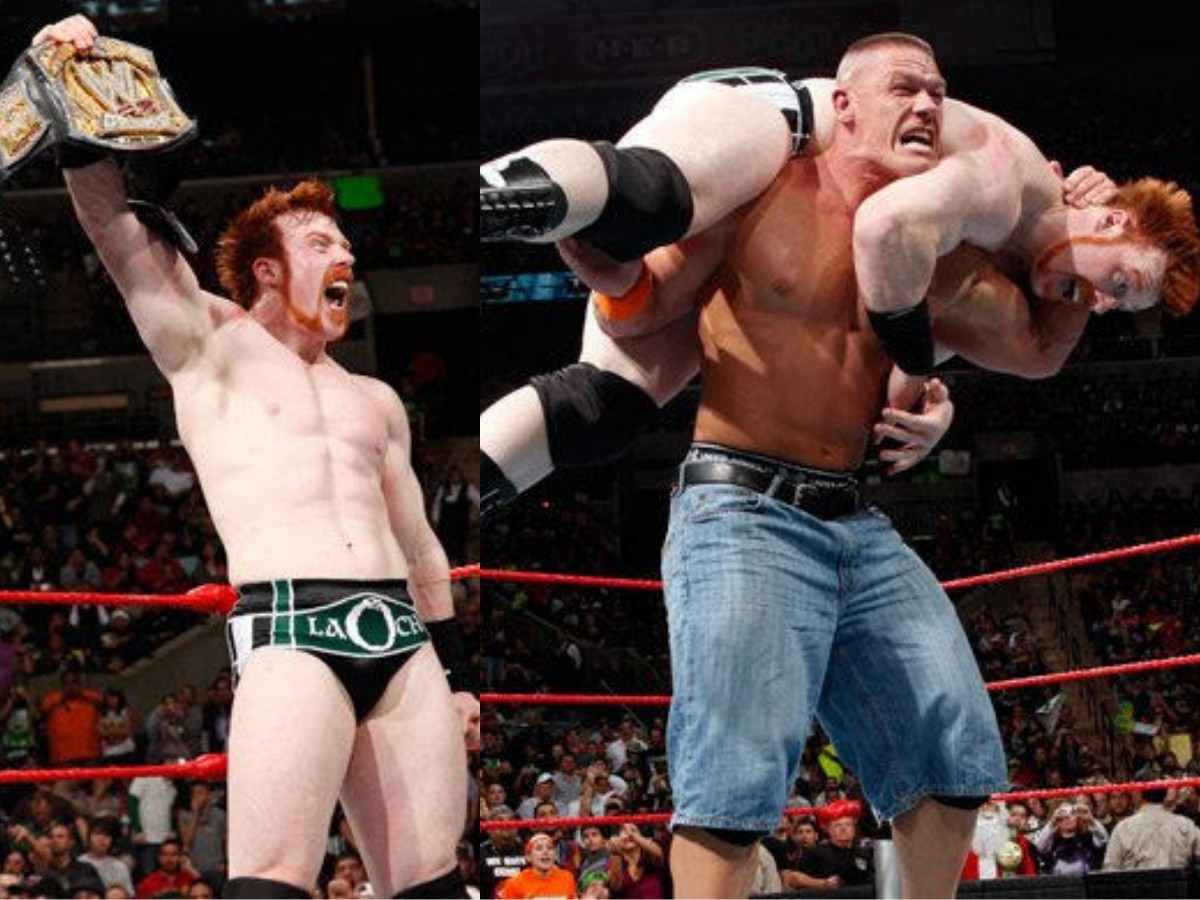 Sheamus and John Cena